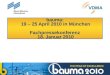 Bauma: 19 – 25 April 2010 in München Fachpressekonferenz 18. Januar 2010