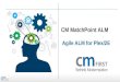 Agile ALM for Plex/2E CM MatchPoint ALM. Themen Agenda CM MatchPoint ALM Übersicht CM MatchPoint 5.2 Web und Mobile Entwicklung Agile ALM / DevOps CM