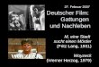 Deutscher Film: Gattungen und Nachleben M, eine Stadt sucht einen Mörder (Fritz Lang, 1931) Woyzeck (Werner Herzog, 1979) 27. Februar 2007