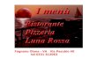 Menu Ristorante Pizzeria Luna Rossa