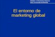 UNIDAD I: El Marketing Moderno Tema 1: El Concepto de Marketing El entorno de marketing global