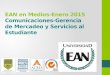 EAN en Medios-Enero 2015 Comunicaciones-Gerencia de Mercadeo y Servicios al Estudiante