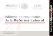 12 de marzo de 2015 Informe de resultados de la Reforma Laboral 12 de marzo de 2015