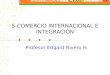 5-COMERCIO INTERNACIONAL E INTEGRACIÓN Profesor Edgard Rivero H