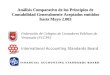 Federación de Colegios de Contadores Públicos de Venezuela (FCCPV) International Accounting Standards Board Análisis Comparativo de los Principios de Contabilidad