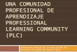 UNA COMUNIDAD PROFESIONAL DE APRENDIZAJE PROFESSIONAL LEARNING COMMUNITY (PLC) Convención Annual de la Asociación de Escuelas Privadas de Puerto Rico