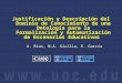 Justificación y Descripción del Dominio de Conocimiento de una Ontología para la Formalización y Automatización de Escenarios Educativos A. Rius, M.A