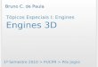 Tópicos Especiais I: Engines Engines 3D 1º Semestre 2010 > PUCPR > Pós Jogos Bruno C. de Paula