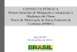 CONSULTA PÚBLICA Planos Setoriais de Mitigação e Adaptação à Mudança do Clima Plano de Mineração de Baixa Emissão de Carbono (PMBC) Recife/PE 18 de julho