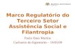 Marco Regulatório do Terceiro Setor Assistência Social e Filantropia Paulo Haus Martins Cachoeiro do Itapemirim – 19/05/09
