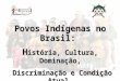 Povos Indígenas no Brasil: H istória, Cultura, Dominação, Discriminação e Condição Atual Discriminação e Condição Atual