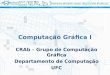 Computação Gráfica I CRAb – Grupo de Computação Gráfica Departamento de Computação UFC