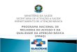 PROGRAMA NACIONAL DE MELHORIA DO ACESSO E DA QUALIDADE DA ATENÇÃO BÁSICA (PMAQ)
