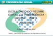 1 RESULTADO DO REGIME GERAL DE PREVIDÊNCIA SOCIAL – RGPS Abril/2012 Brasília, maio de 2012 SPPS – Secretaria de Políticas de Previdência Social