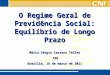 O Regime Geral de Previdência Social: Equilíbrio de Longo Prazo Mário Sérgio Carraro Telles CNI CNI Brasília, 16 de março de 2011