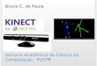 Kinect Semana Acadêmica de Ciência da Computação - PUCPR Bruno C. de Paula