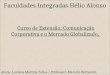 Faculdades Integradas Hélio Alonso Curso de Extensão: Comunicação Corporativa e o Mercado Globalizado. Aluna: Luciana Martins Telles / Professor: Marcelo