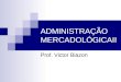 ADMINISTRAÇÃO MERCADOLÓGICAII Prof. Victor Biazon