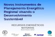 Novos Instrumentos de Planejamento Energético Regional visando o Desenvolvimento Sustentável RECURSOS ENERGÉTICOS NATURAIS Decio Cicone Junior