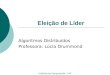 Instituto de Computação - UFF Eleição de Líder Algoritmos Distribuídos Professora: Lúcia Drummond