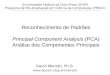 Reconhecimento de Padrões Principal Component Analysis (PCA) Análise dos Componentes Principais David Menotti, Ph.D.  Universidade