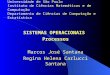 SISTEMAS OPERACIONAIS Processos Marcos José Santana Regina Helena Carlucci Santana Universidade de São Paulo Instituto de Ciências Matemáticas e de Computação