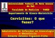 Cervicites: O que fazer? Universidade Federal de Mato Grosso do Sul Faculdade de Medicina - FAMED Departamento de Gineco-Obstetrícia Ambulatório de Infecções