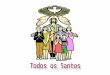 Festejamos hoje a festa de TODOS OS SANTOS No "Creio", professamos: "Creio na Comunhão dos Santos". As Leituras aprofundam essa Verdade: A 1ª leitura