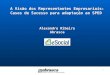 1 A Visão dos Representantes Empresariais: Cases de Sucesso para adaptação ao SPED Alexandre Ribeiro Abrasca