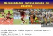 Necessidades nutricionais de atletas Escola Educação Física Esporte Ribeirão Preto – EEFERP- USP Profa. Dra Ellen C. F. Araújo ecfreitas@yahoo.com