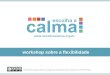 Workshop sobre a flexibilidade Os direitos autorais deste conteúdo são licenciados pela Creative Commons Brasil