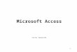 1 Microsoft Access Carlos Sebastião. 2 O Access permite... Armazenar informação Organizar a informação Obter informação tendo em conta critérios de selecção