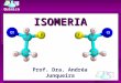 Química Prof. Dra. Andréa Junqueira ISOMERIA. Química É o fenômeno pelo qual substâncias que apresentam mesma fórmula molecular apresentam fórmulas estruturais
