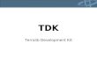 TDK Terralib Development Kit. Agenda Visão Geral Modelo de Dados Módulo Gráfico Módulo de Interface com o Usuário Módulo de Persistência Módulo de Processamento