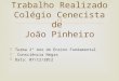 Turma 2° Ano do Ensino Fundamental Consciência Negra Data: 07/12/2012 Trabalho Realizado Colégio Cenecista de João Pinheiro