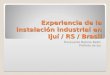 Experiencia de la instalación industrial en Ijuí / RS / Brasil Fioravante Batista Ballin Prefeito de Ijuí