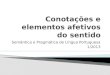 Semântica e Pragmática de Língua Portuguesa 1/2013