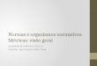 Normas e organismos normativos Métricas: visão geral Qualidade de Software (2011.0) Prof. Me. José Ricardo Mello Viana