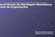 Decorrências da Abordagem Neoclássica: Tipos de Organizações Camila Rodrigues Severo Roberto Pires de Oliveira