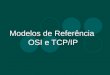 Modelos de Referência OSI e TCP/IP. Modelo de referência OSI  A ISO reconheceu a necessidade das redes trabalharem juntas e se comunicarem.  Por este