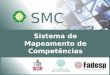 Sistema de Mapeamento de Competências SM C. Sistema de Mapeamento de Competências Serviços ao Pesquisador Serviços às Empresas 1 2 3 A concepção do SMC