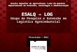 Escola Superior de Agricultura “Luiz de Queiroz” Departamento de Economia, Sociologia e Administração ESALQ – LOG Grupo de Pesquisa e Extensão em Logística