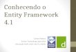 Conhecendo o Entity Framework 4.1 Carlos Mattos Senior Technology Specialist Microsoft MVP, MCP, MCTS, MCPD