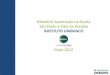 Relatório SuperAção na Escola São Paulo e Vale da Paraíba INSTITUTO UNIBANCO Maio 2012