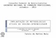 Conselho Federal de Nutricionistas ENCONTRO NACIONAL DE FORMAÇÃO PROFISSIONAL setembro - 2013 Tarsis de Mattos Maia