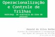 Ronald da Silva Balbe Diretor de Planejamento e Coordenação das Ações de Controle da SFC/CGU 20 de junho de 2012