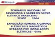 SENSE - 2004 SEMINÁRIO NACIONAL DE SEGURANÇA E SAÚDE NO SETOR ELÉTRICO BRASILEIRO SENSE 2004 EXPOSIÇÃO HUMANA A CAMPOS ELÉTRICOS E MAGNÉTICOS GERADOS POR
