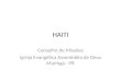 HAITI Conselho de Missões Igreja Evangélica Assembléia de Deus Maringá - PR