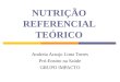 NUTRIÇÃO REFERENCIAL TEÓRICO Andreia Araujo Lima Torres Pró-Ensino na Saúde GRUPO IMPACTO