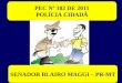 PEC Nº 102 DE 2011 POLÍCIA CIDADÃ PEC Nº 102 DE 2011 POLÍCIA CIDADÃ SENADOR BLAIRO MAGGI – PR-MT